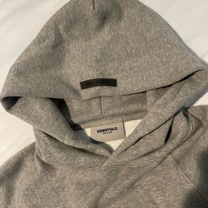 Essentials grey hoodie